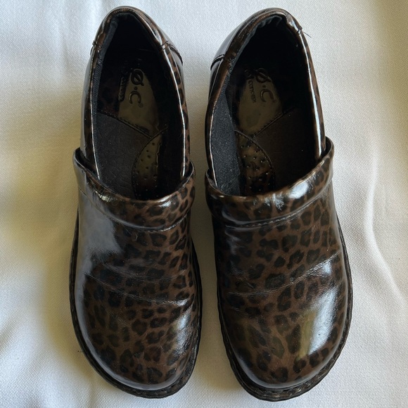 BOC Clogs Leopard Print Cheetah Print Clogs Woman Size 7 - Picture 6 of 16